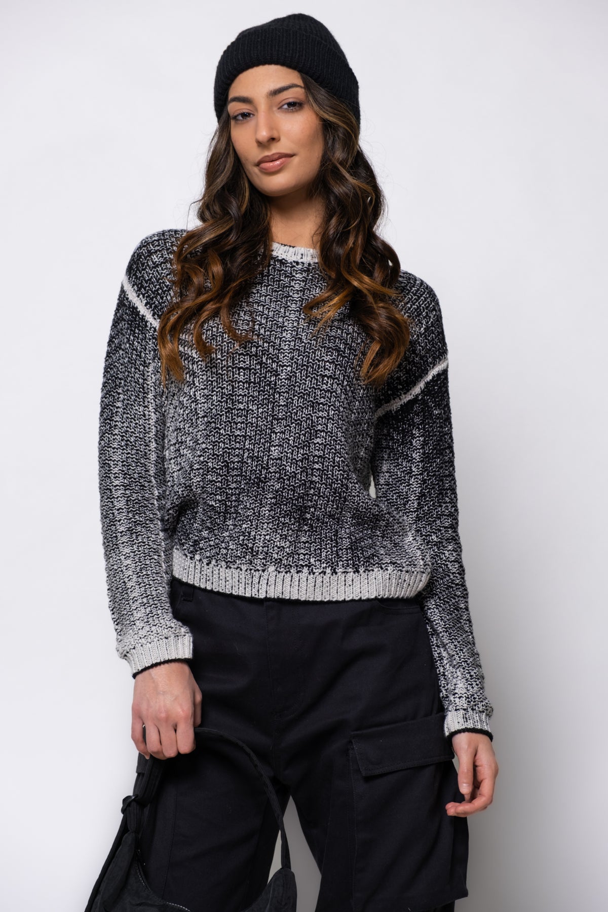 Steve Madden Renzo Distressed Sweater