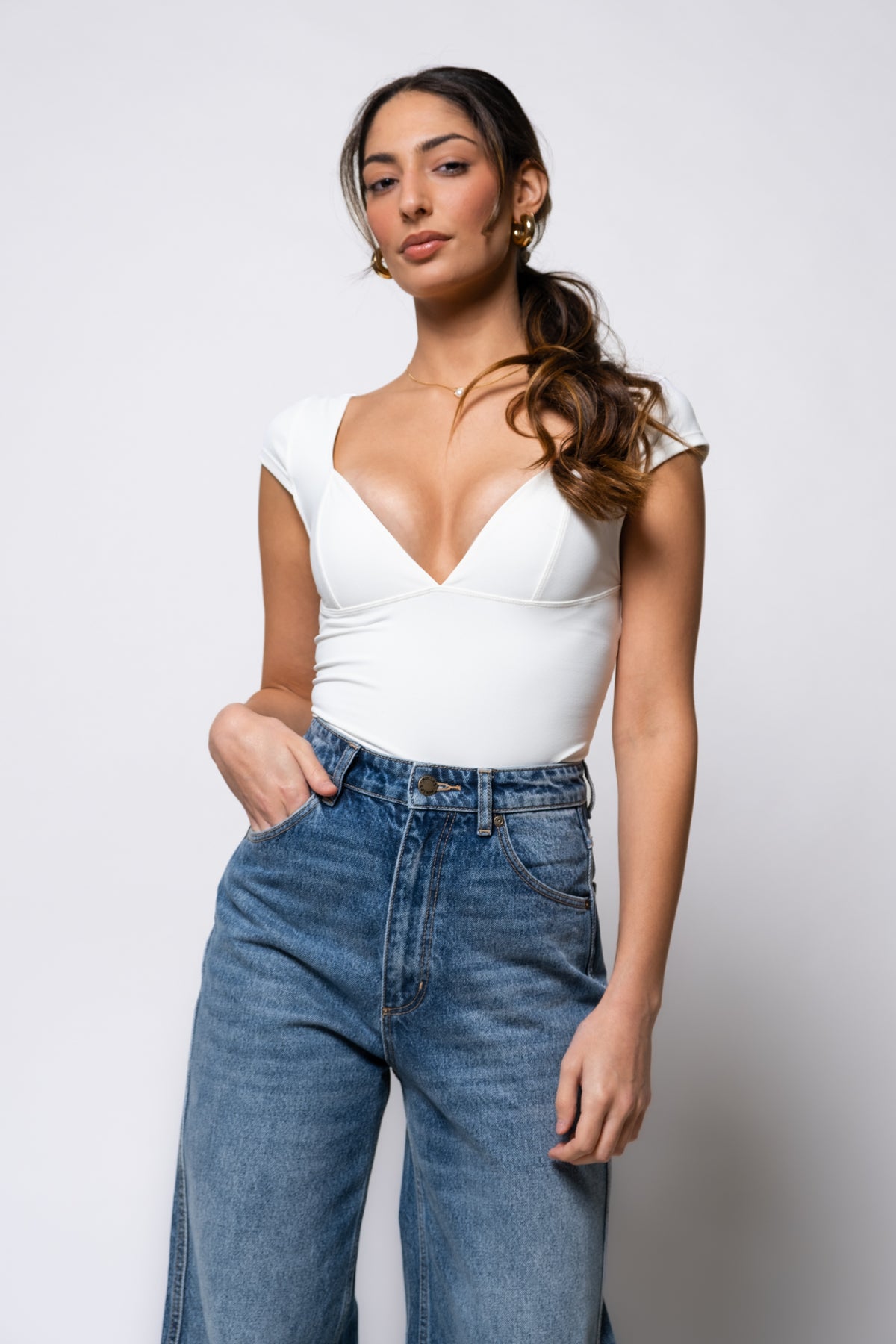 Free People Duo Corset Cami Top