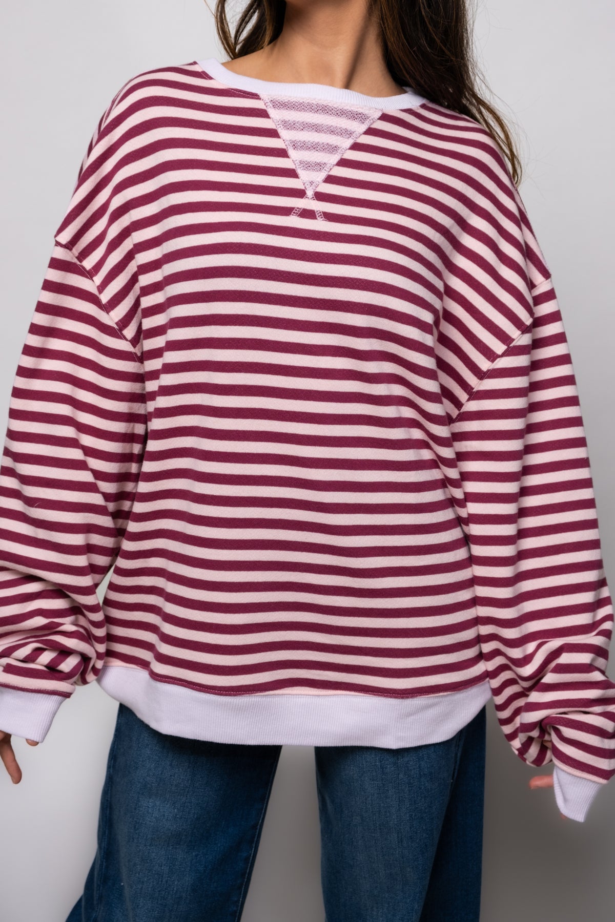 Free People Classic Striped Crew