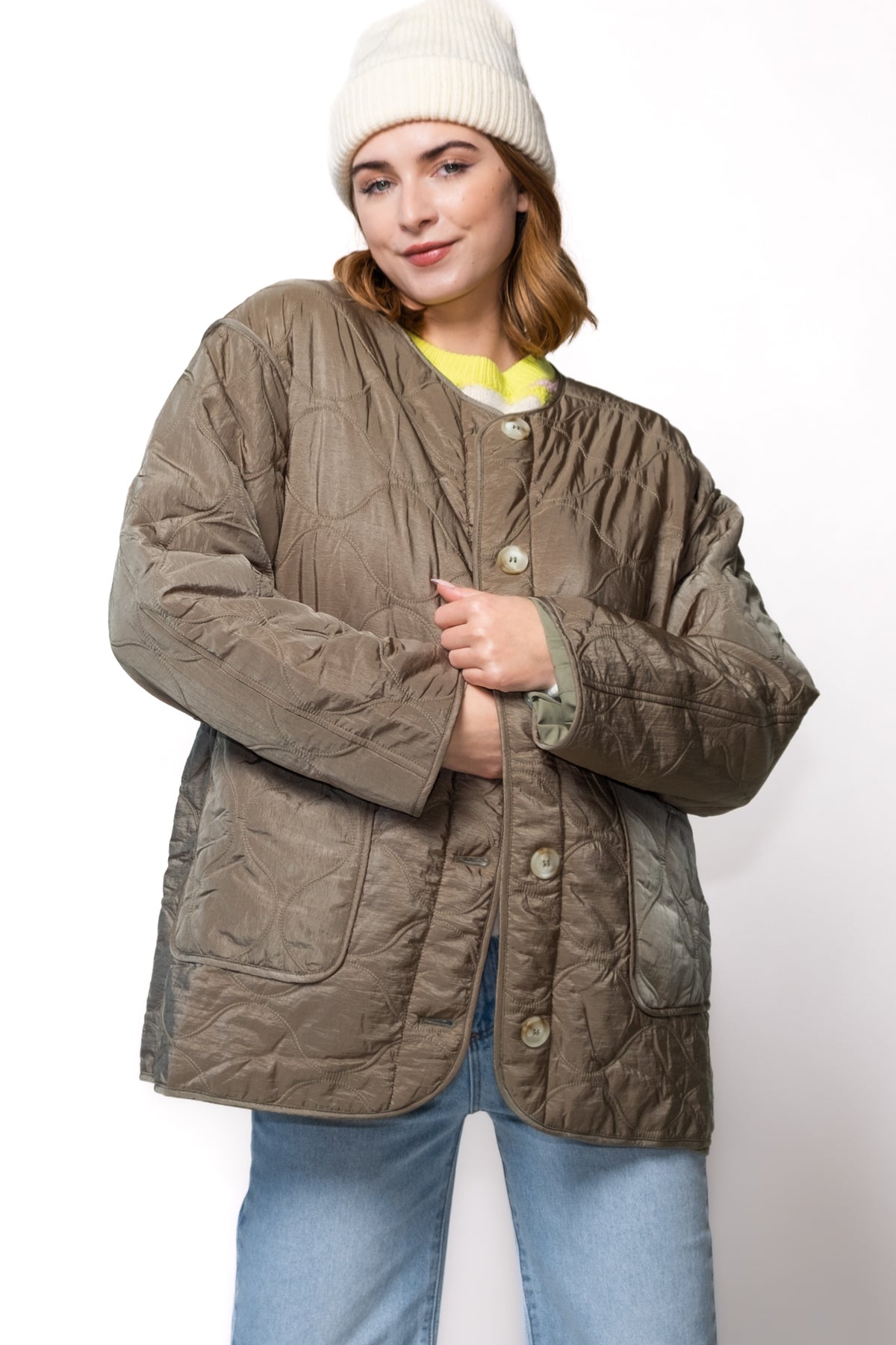 Juno Quilted Army Jacket