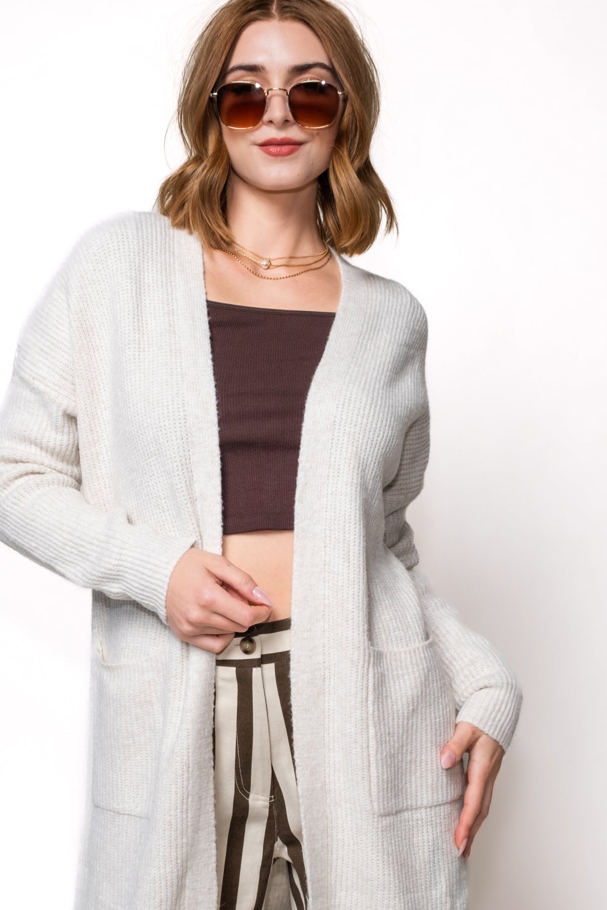 Soft Side Longline Cardi