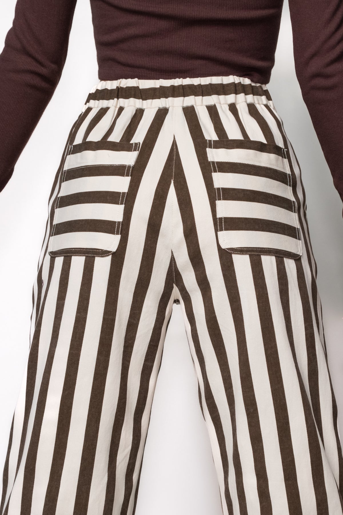 FRNCH Pelly Striped Pants