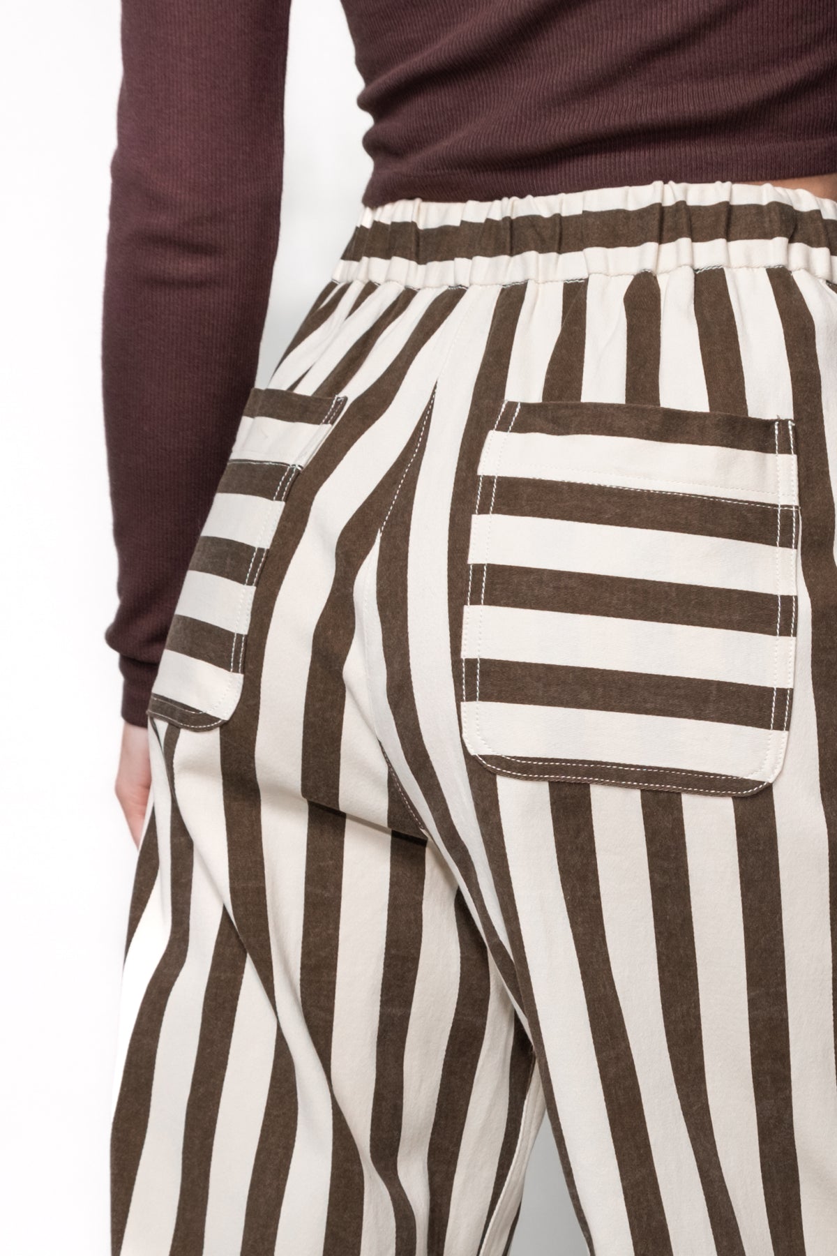 FRNCH Pelly Striped Pants