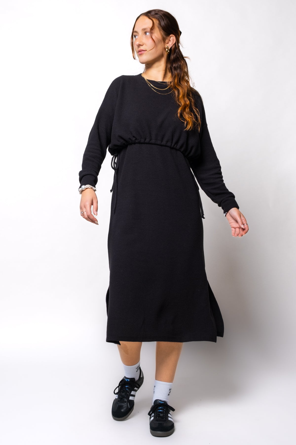 Laidback Luxe Midi Dress