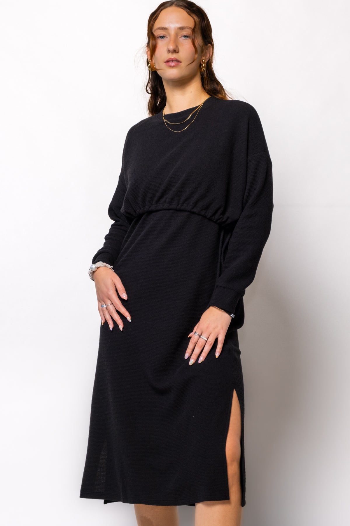 Laidback Luxe Midi Dress