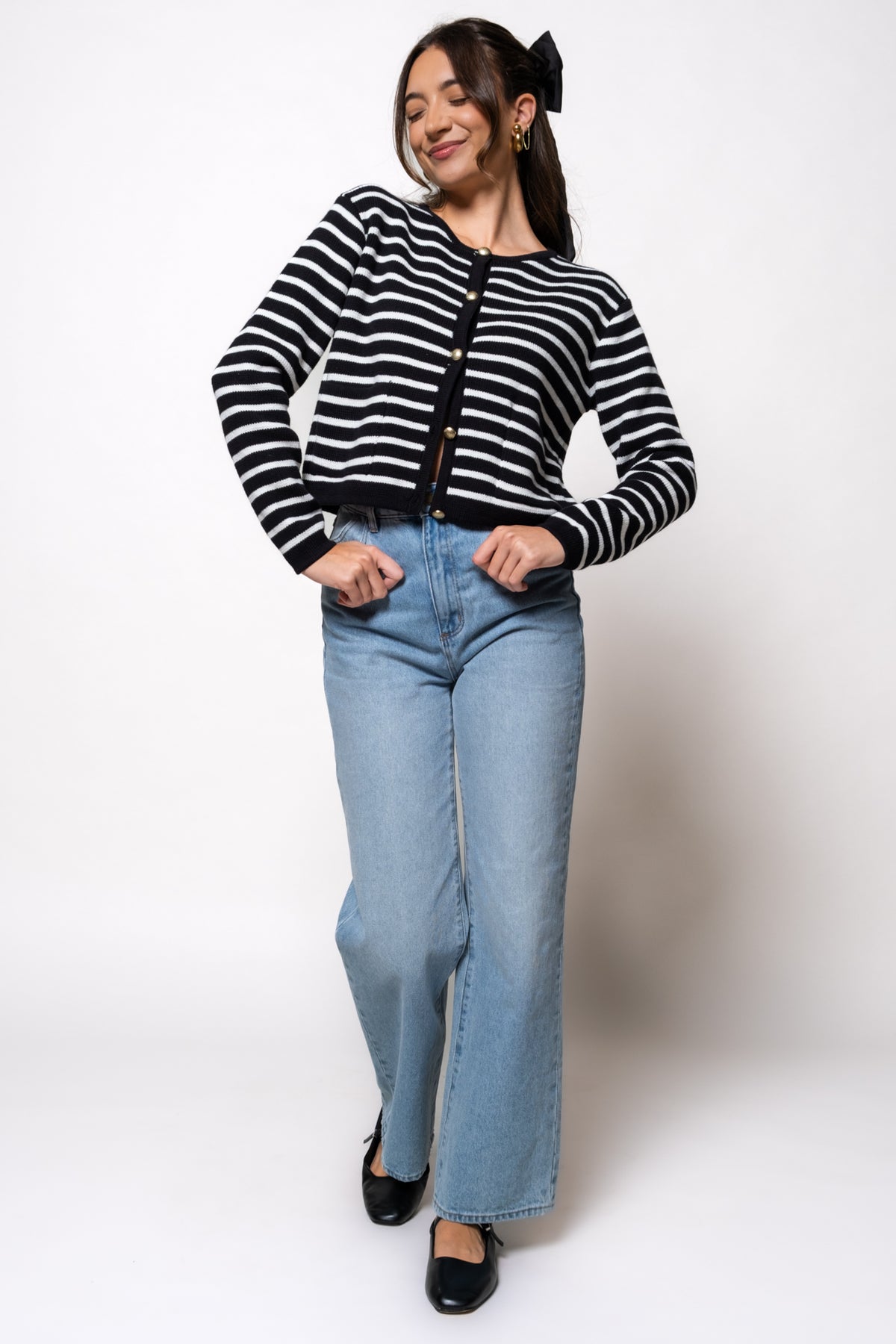 Manon Classic Striped Cardi