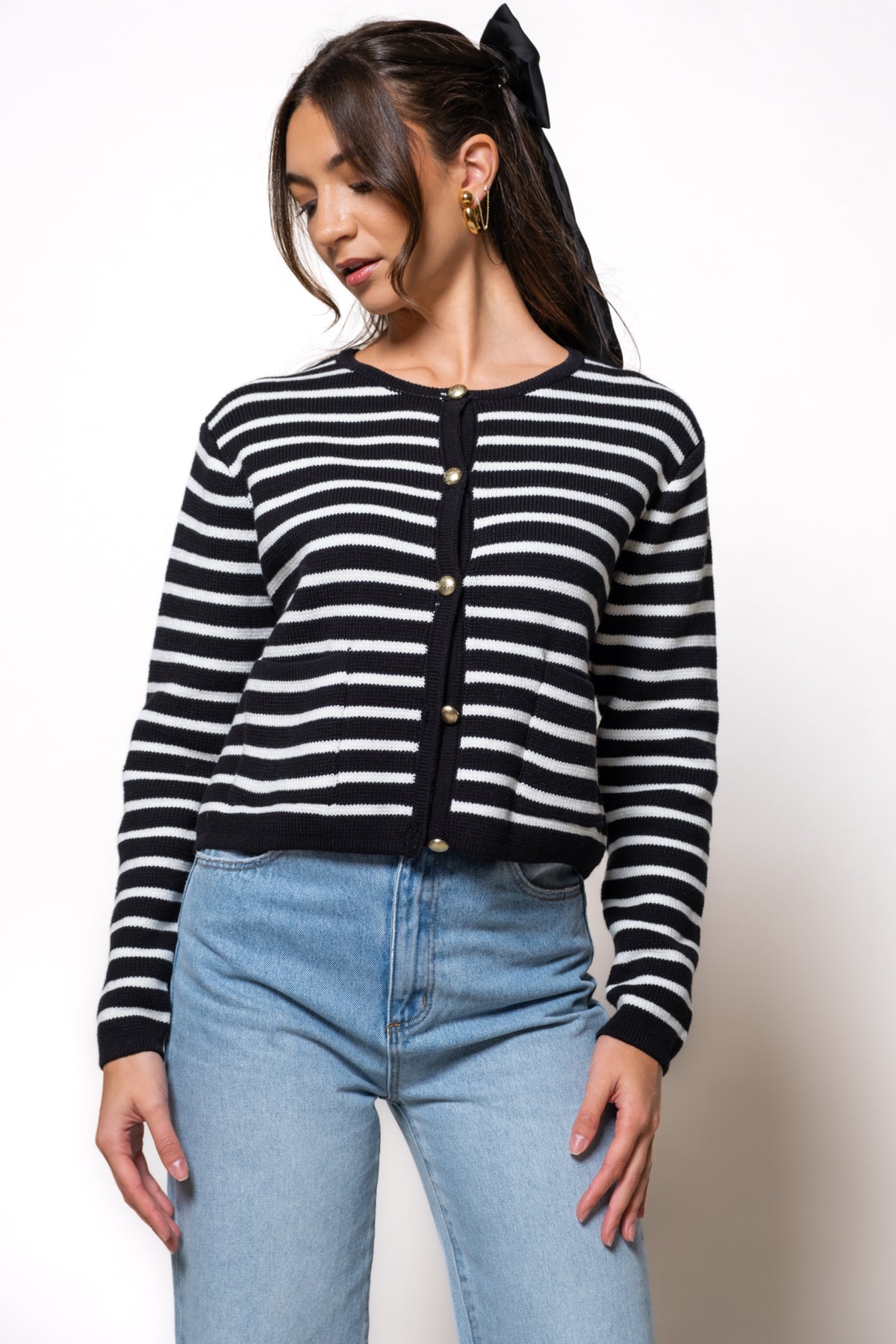 Manon Classic Striped Cardi