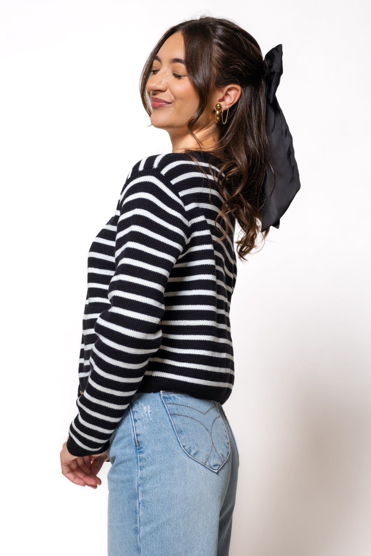 Manon Classic Striped Cardi