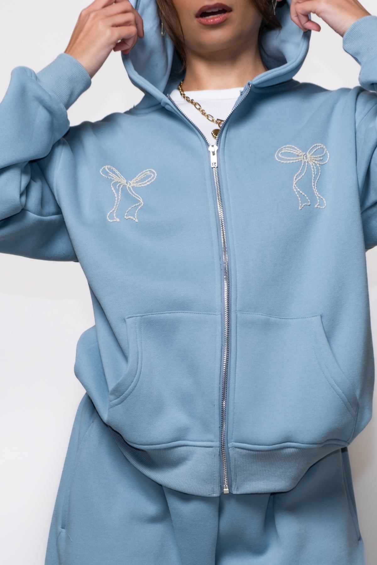 Cozy Coquette Embroidered Hoodie