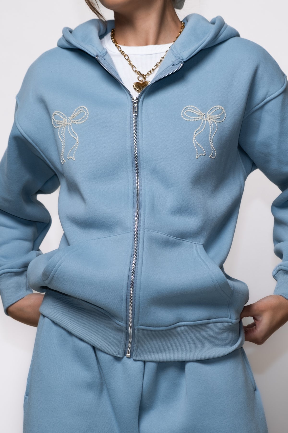 Cozy Coquette Embroidered Hoodie