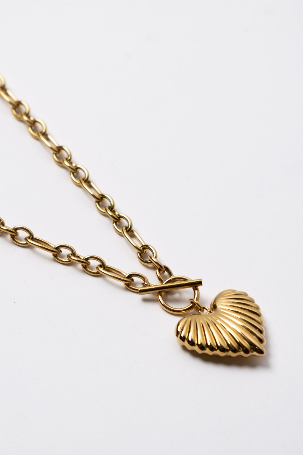 Heart of Gold Statement Necklace