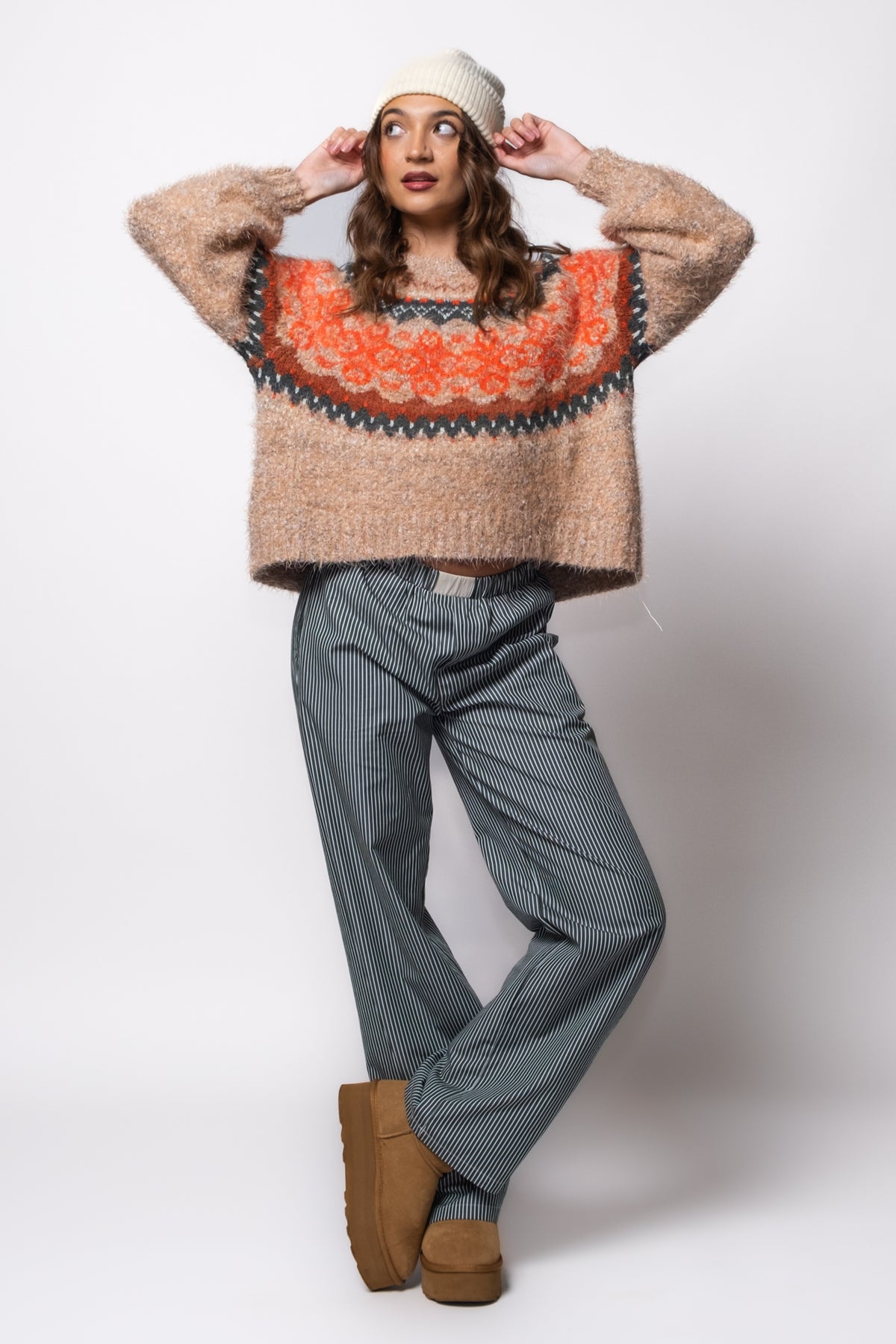 Free People Festive Frost Sweater