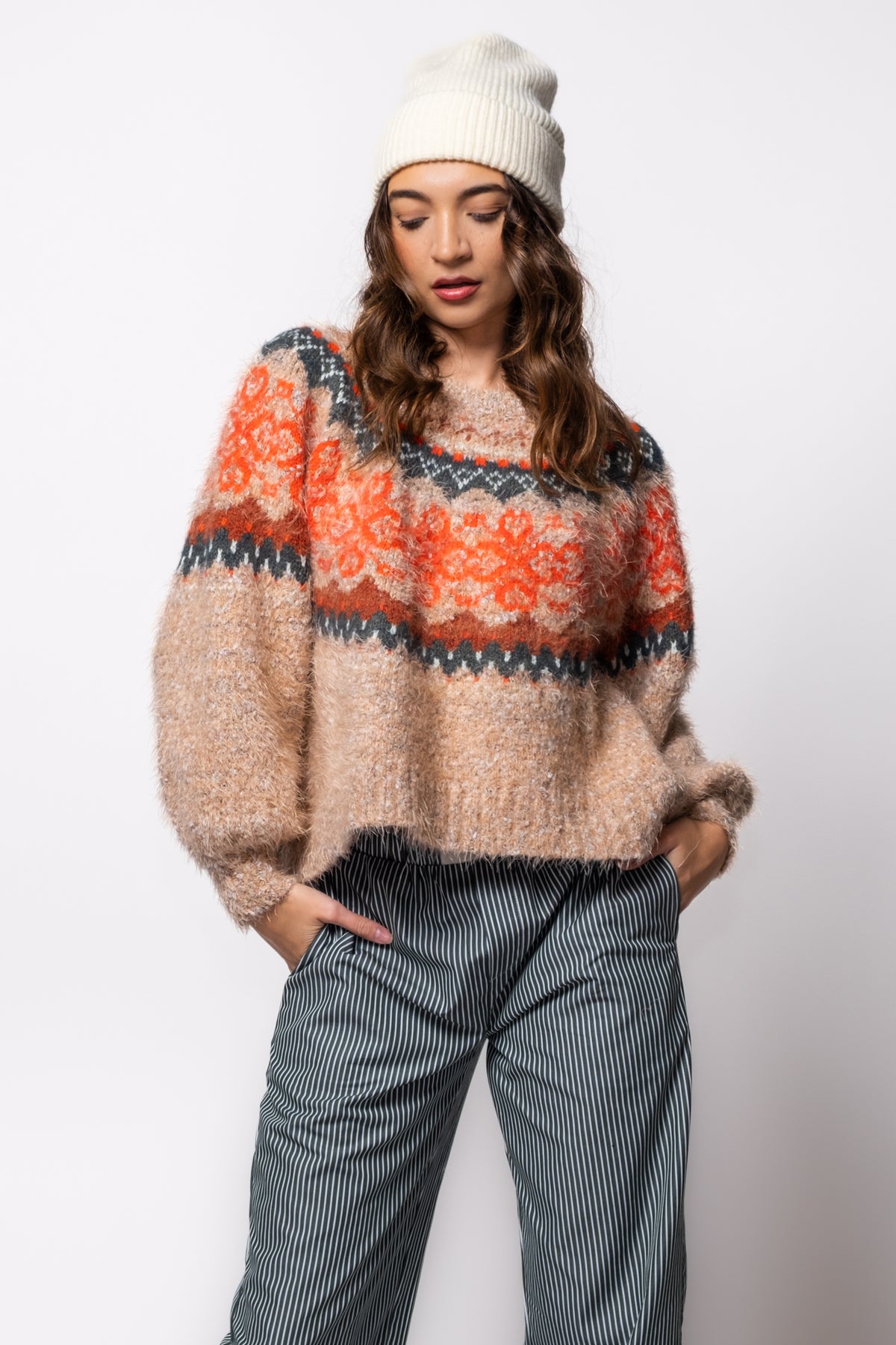 Free People Festive Frost Sweater