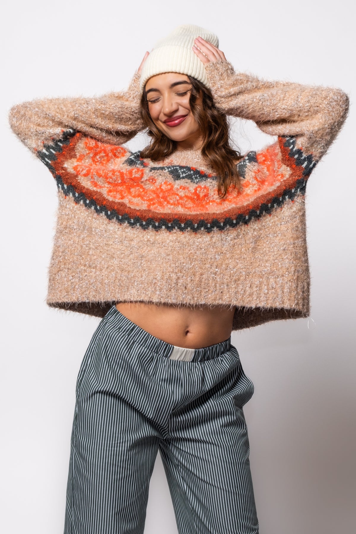 Free People Festive Frost Sweater