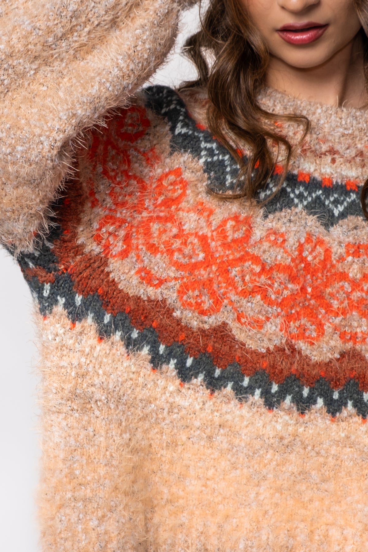 Free People Festive Frost Sweater