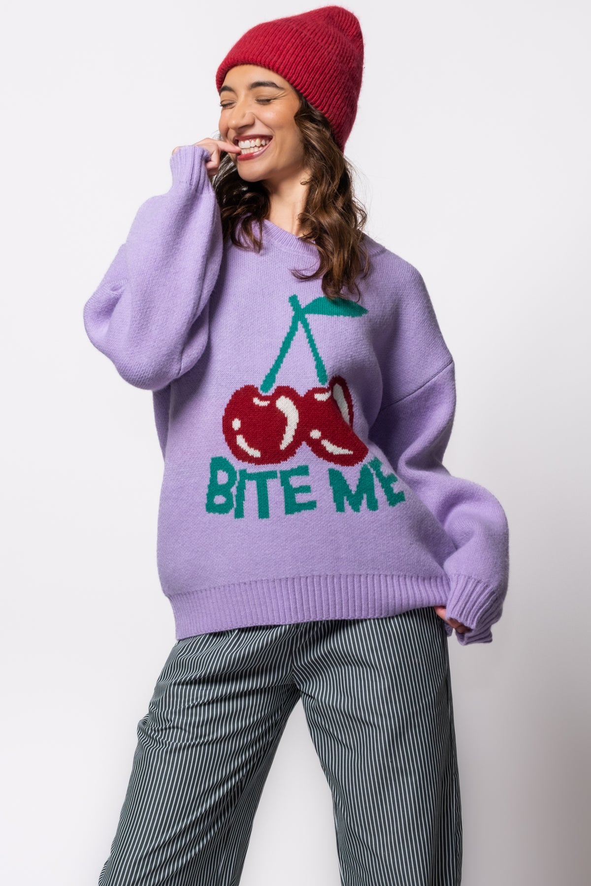 Bite Me Crewneck Sweater