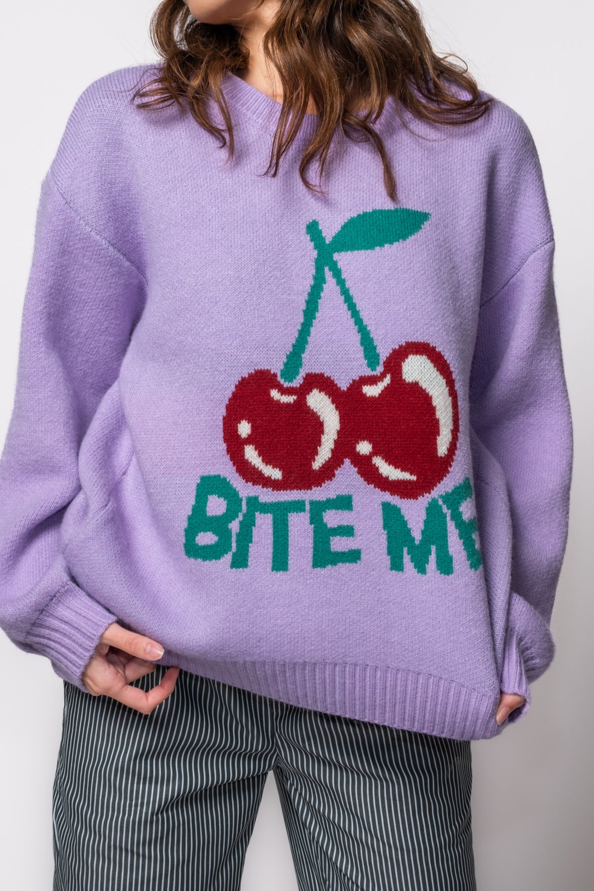 Bite Me Crewneck Sweater