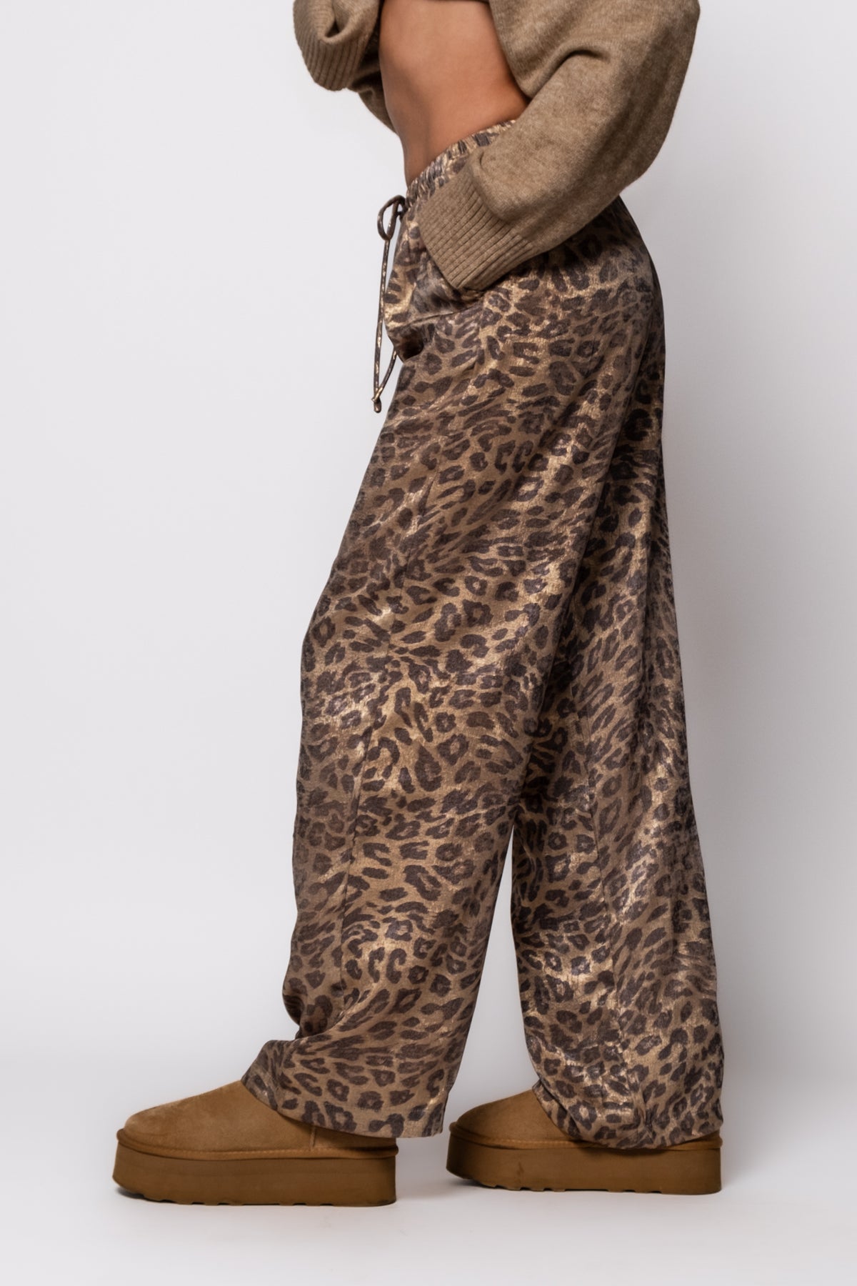 Metallic Leopard Lounge Pants