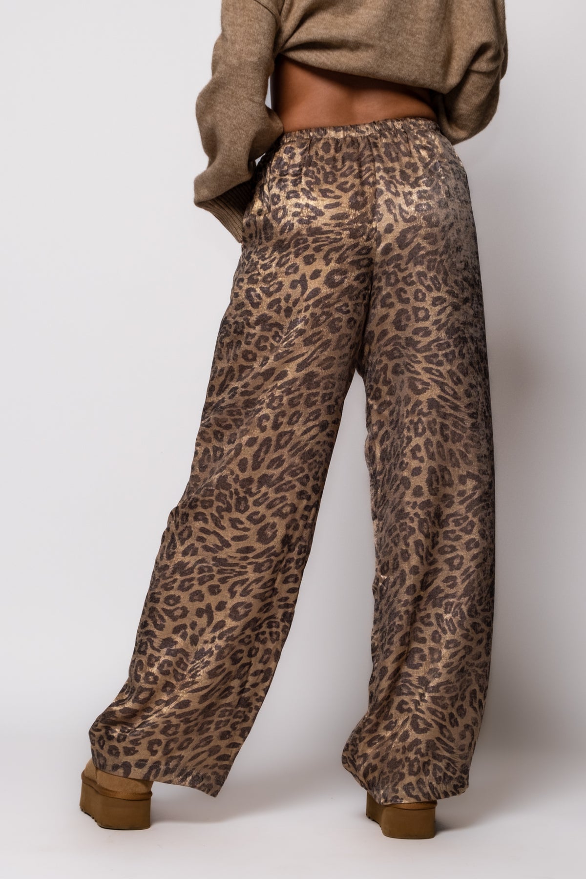 Metallic Leopard Lounge Pants