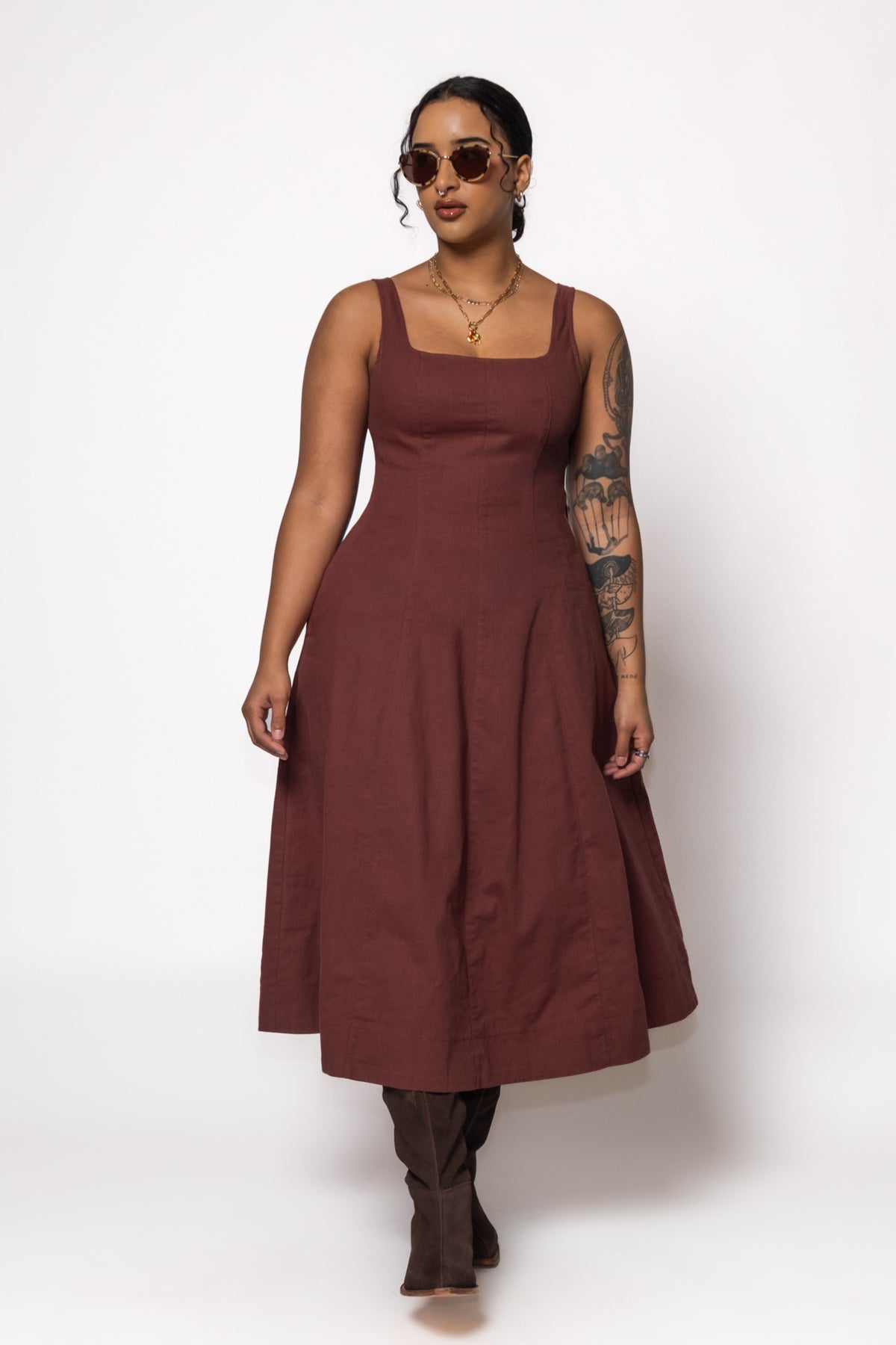 Brea Cotton Midi Dress