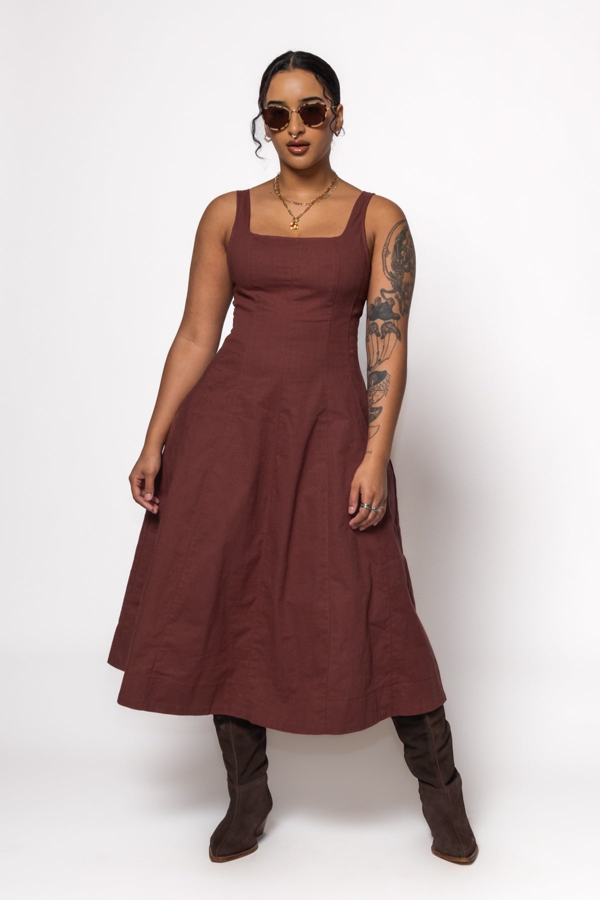 Brea Cotton Midi Dress