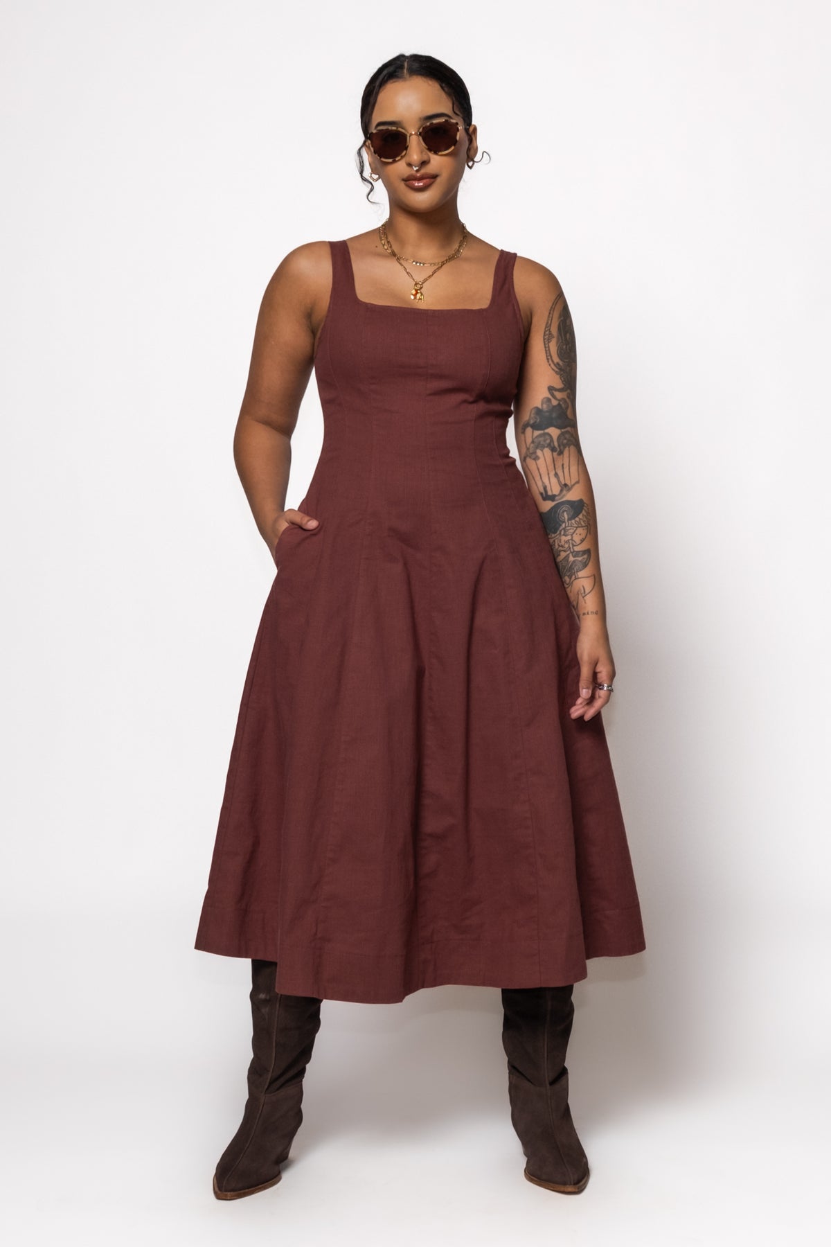 Brea Cotton Midi Dress