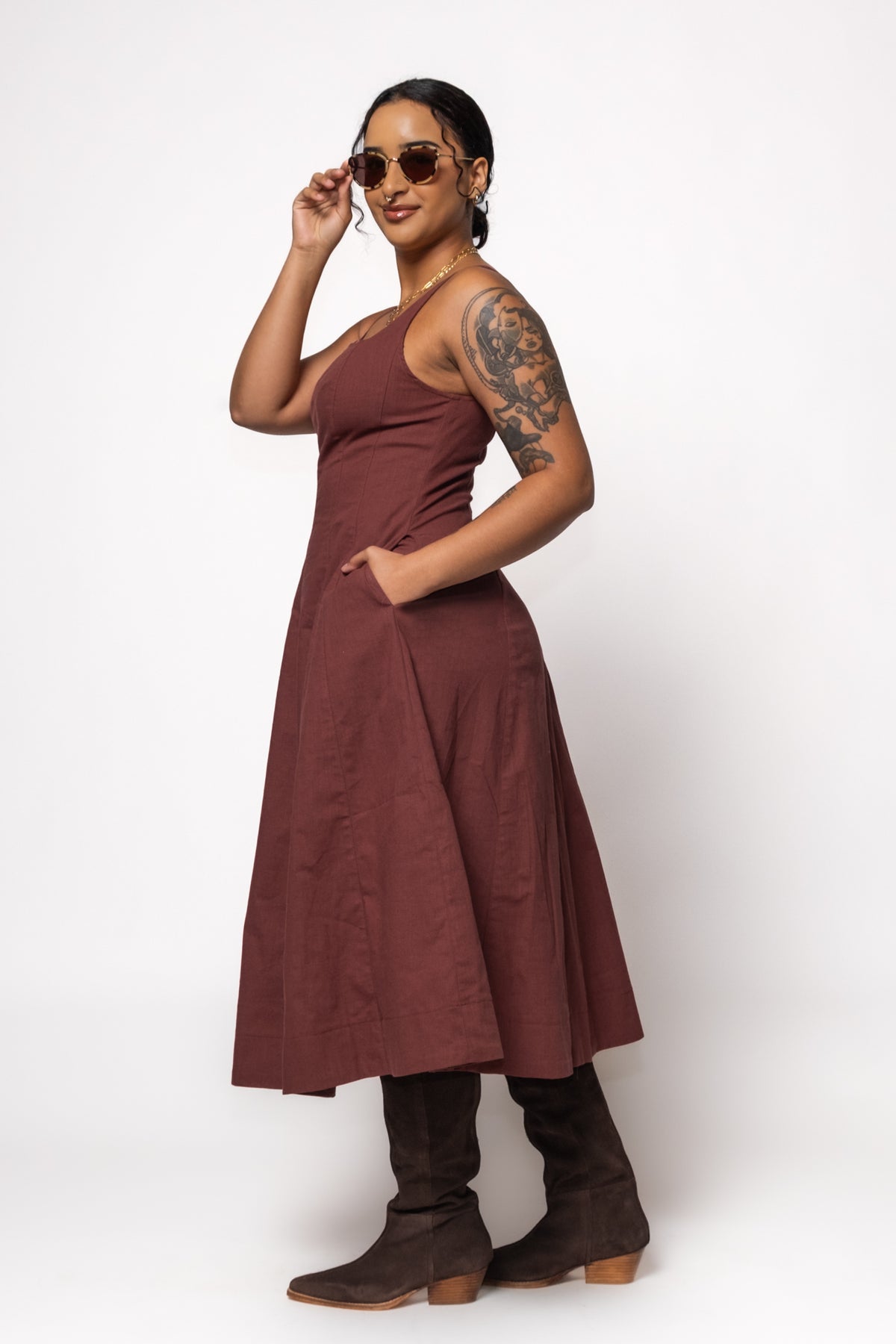 Brea Cotton Midi Dress