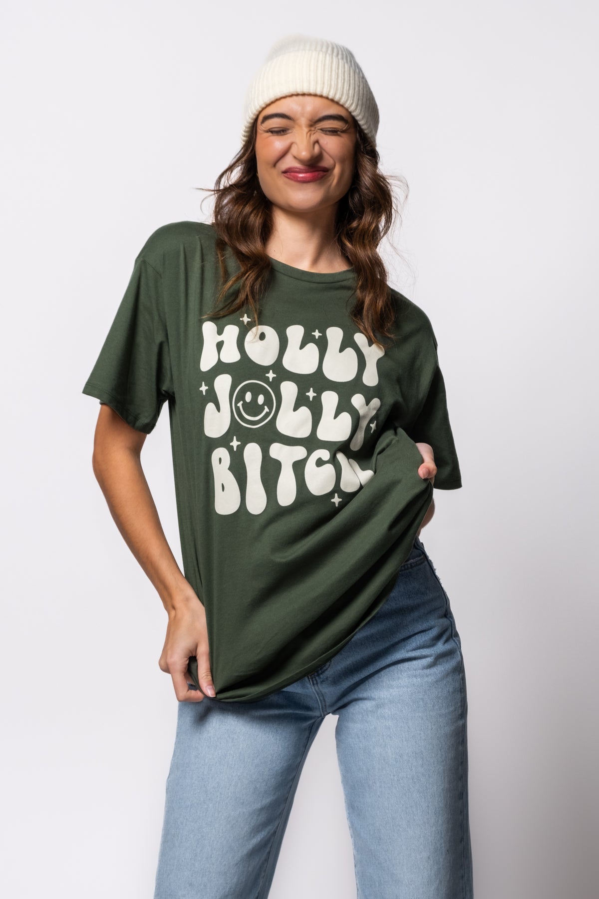 Holly Jolly Bitch Tee