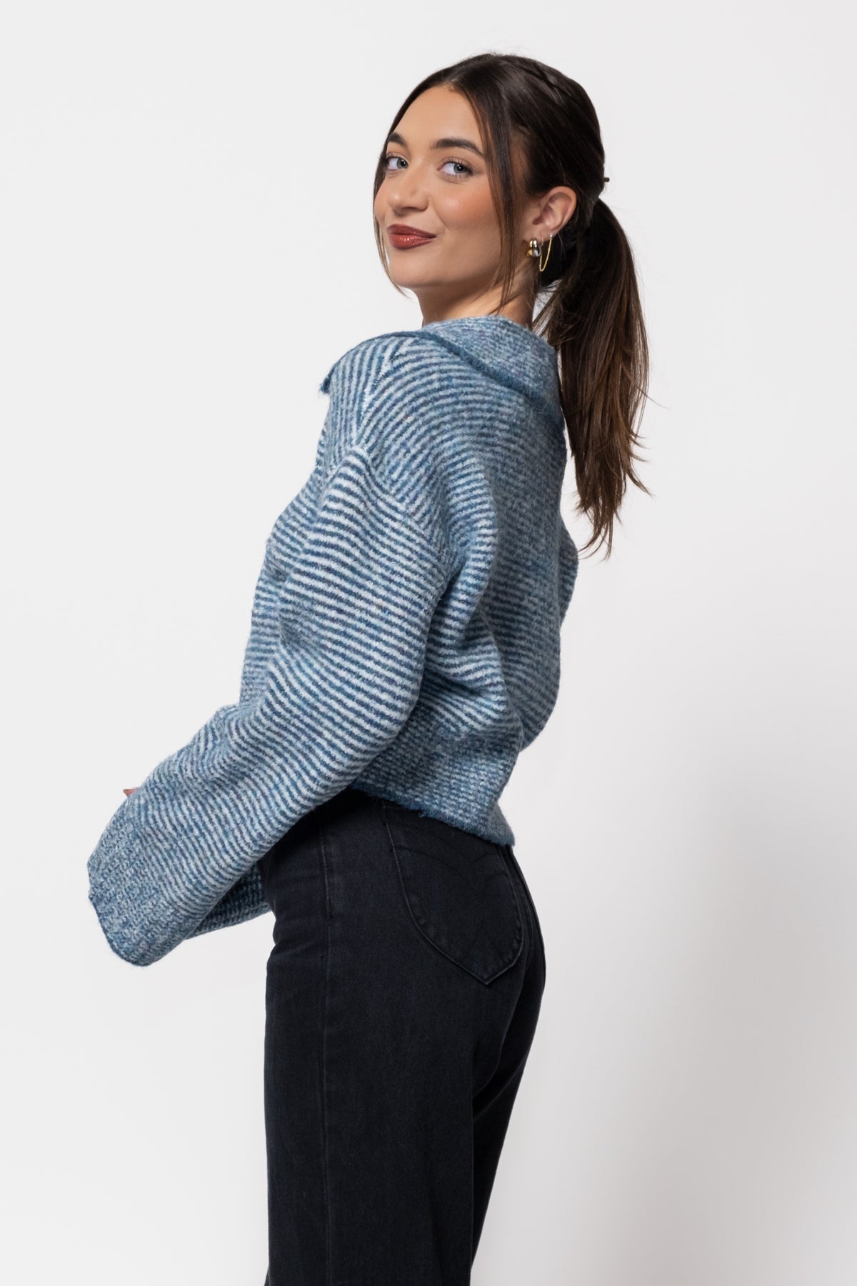 Steve Madden Esther Collared Sweater