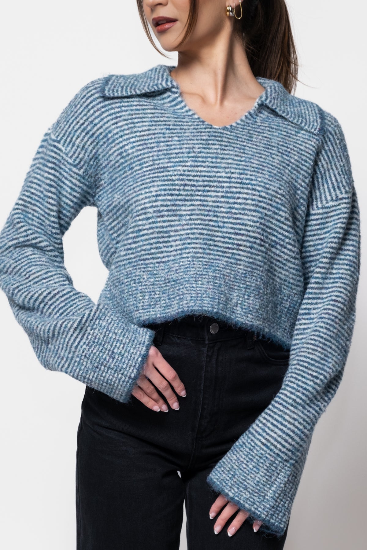 Steve Madden Esther Collared Sweater