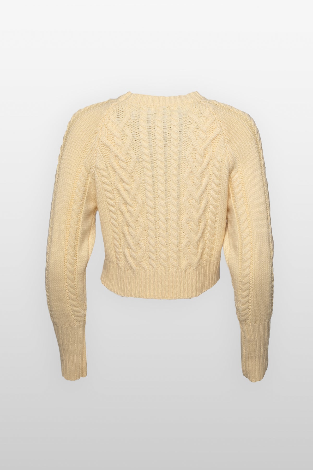 Heart Cutout Cable Knit Sweater