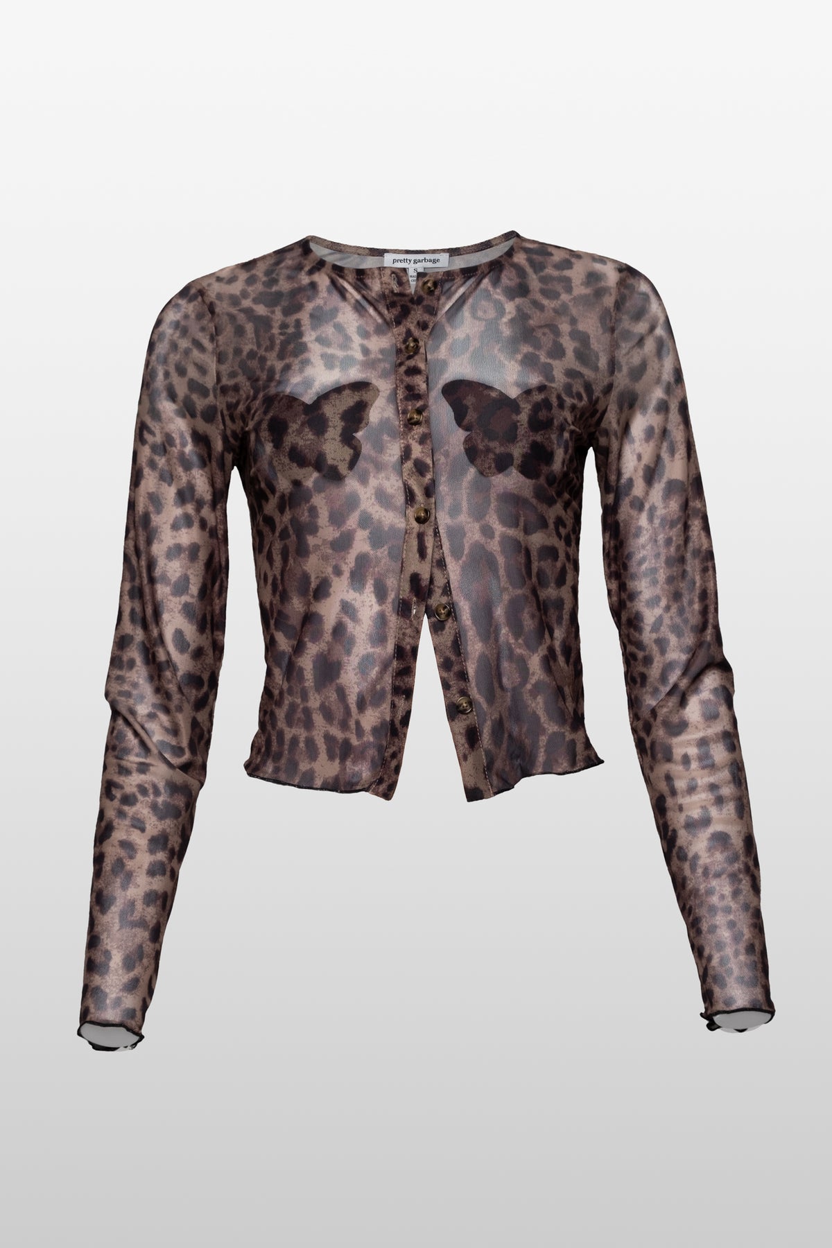 Wild at Heart Sheer Mesh Cardi