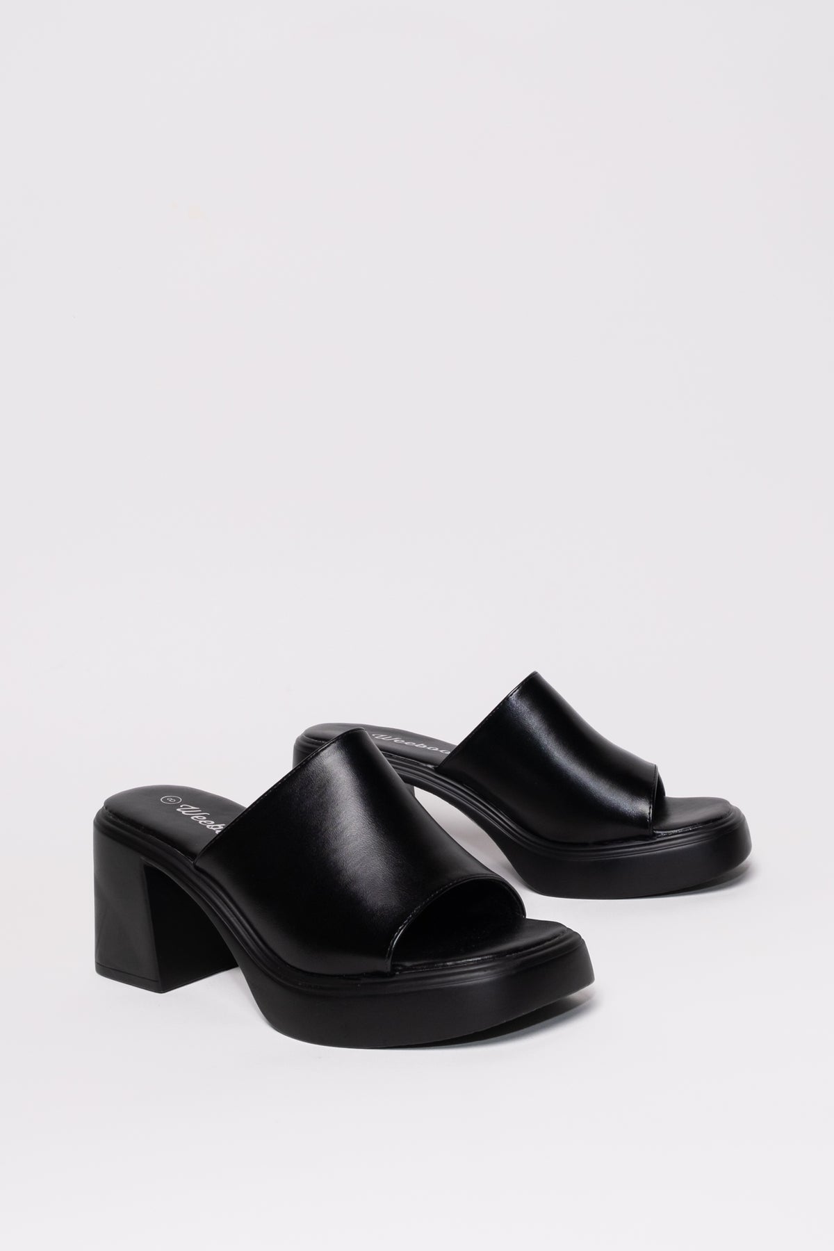 Lennox Platform Slide Mules