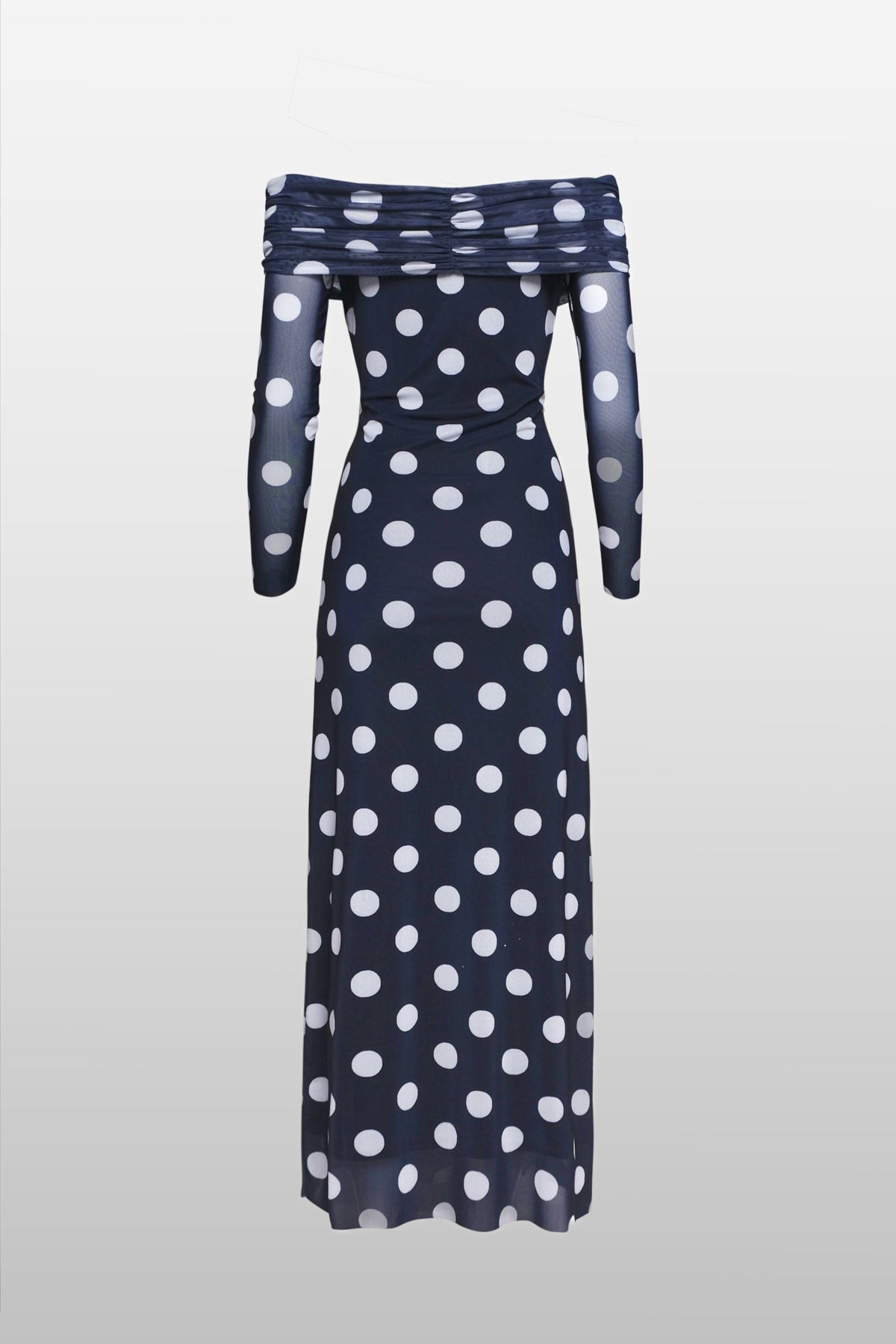 Steve Madden Aurelia Off The Shoulder Polka Dot Dress