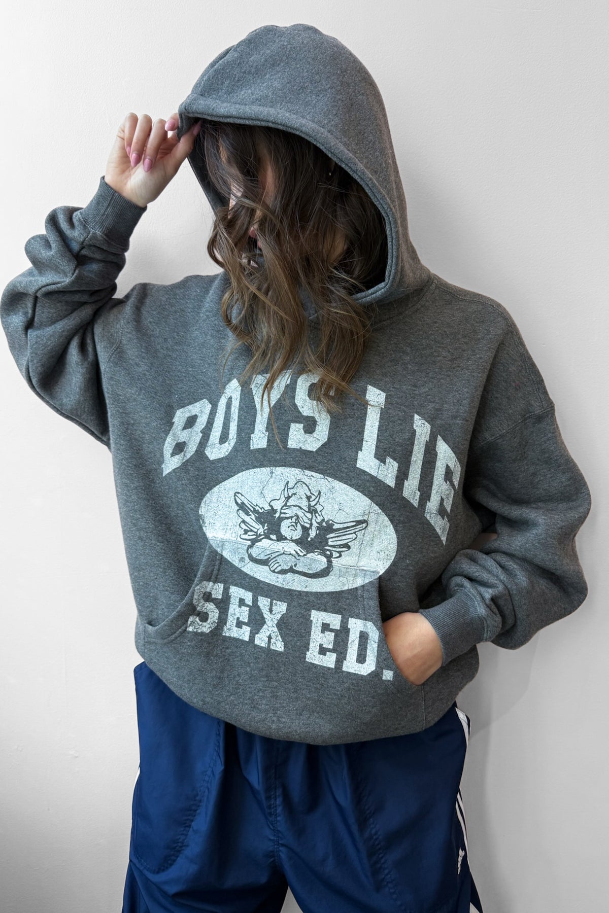 Boys Lie Sex Ed. Racer Hoodie