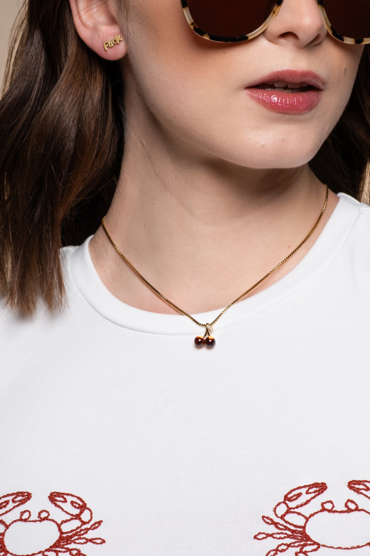 So Sweet Cherry Charm Necklace