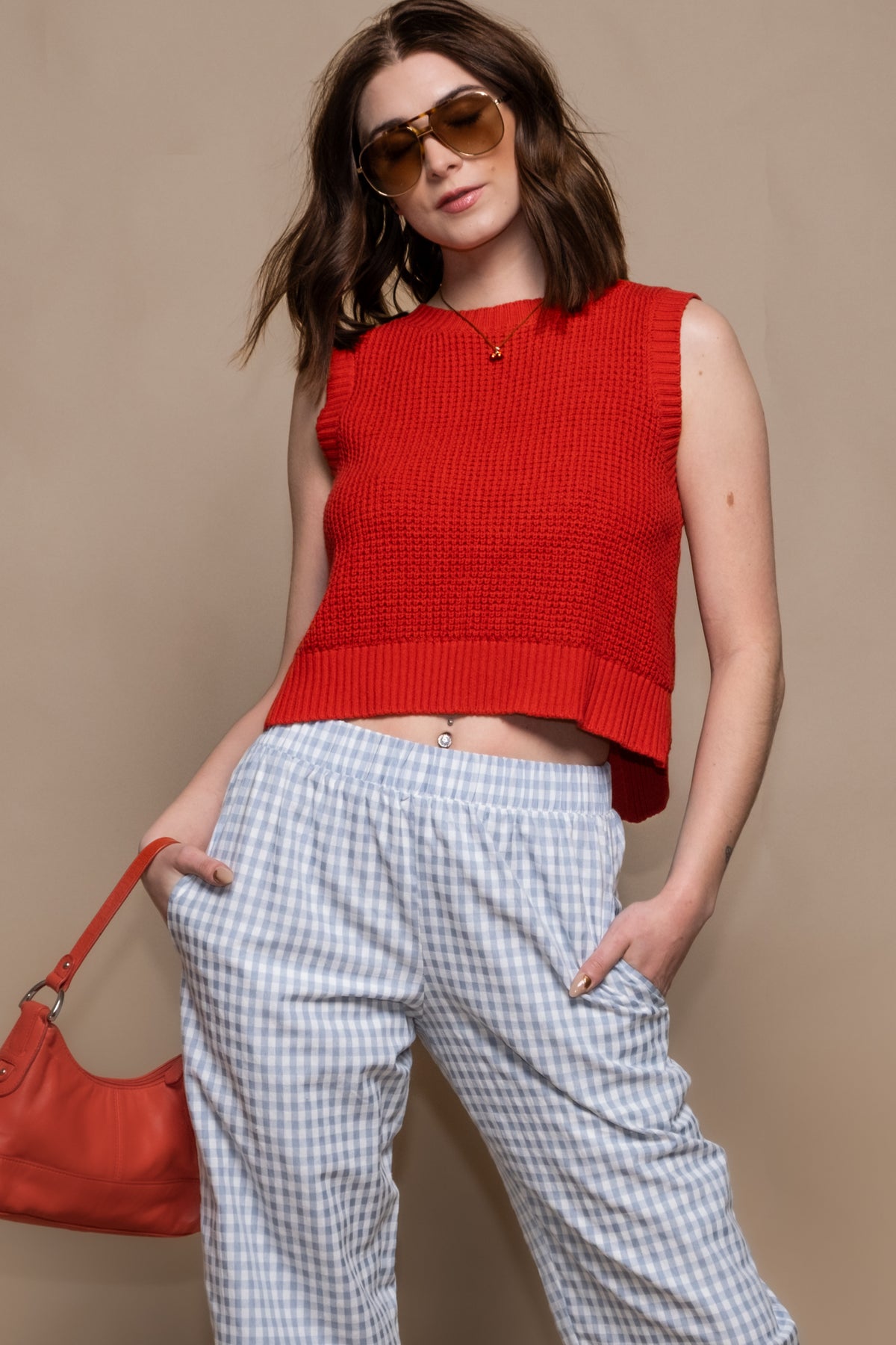 Florence Tie Back Knit Top