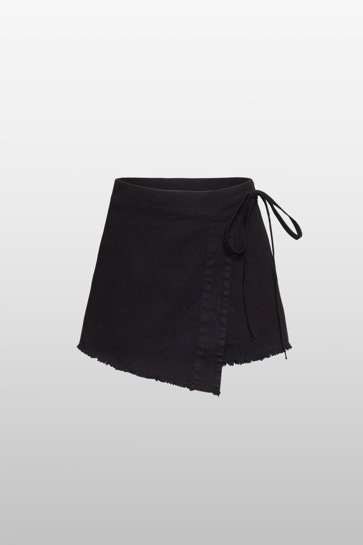 Carmen Tie Waist Denim Skort