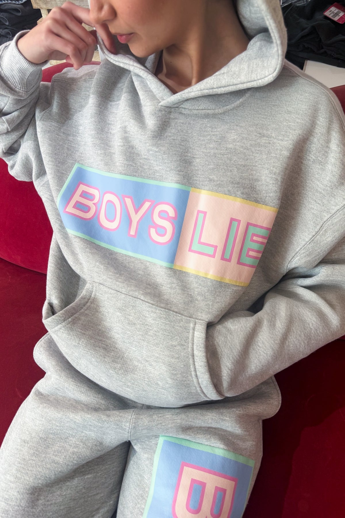 Boys Lie Better Half V2 Racer Hoodie