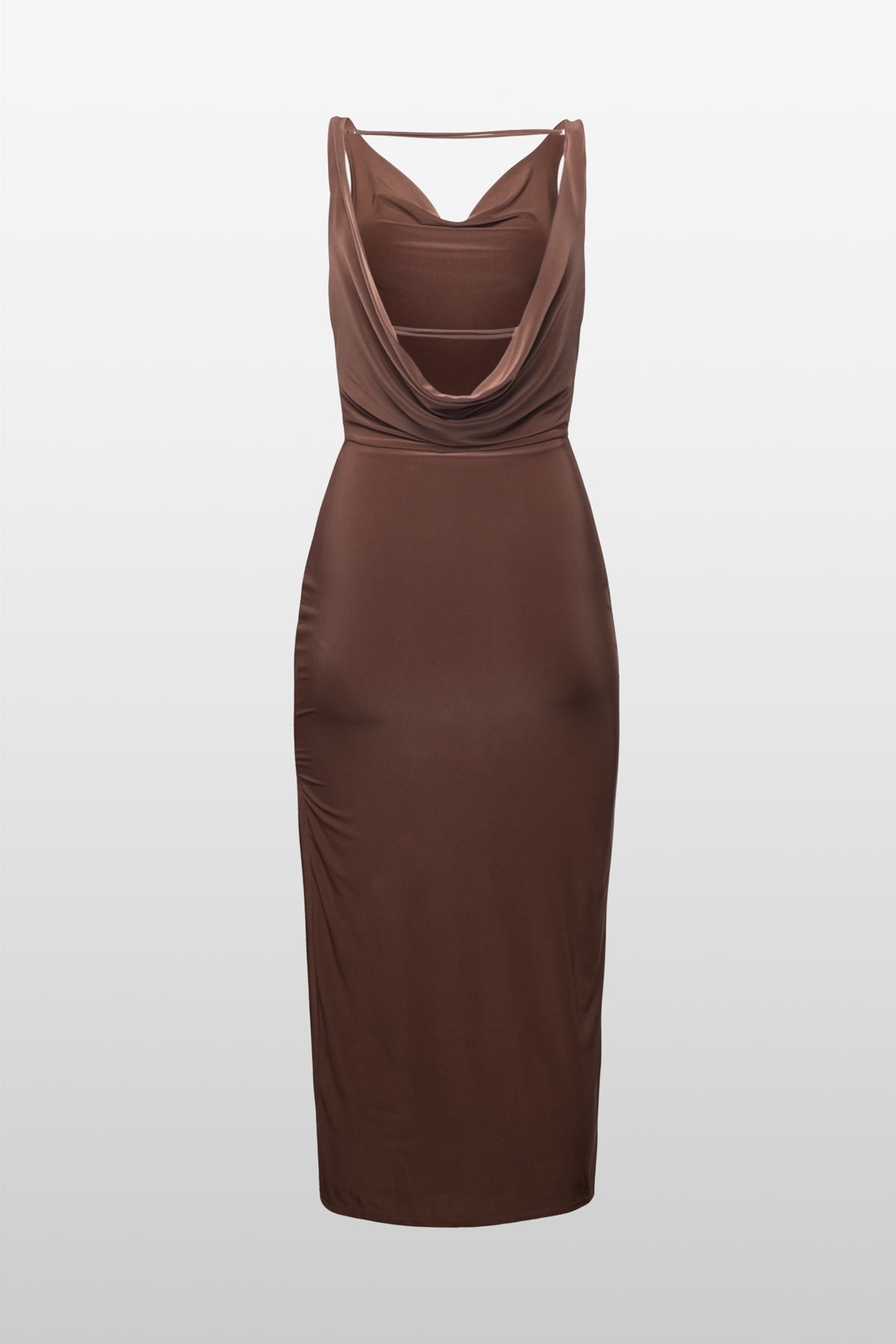 Carmen Cowl Back Midi Dress