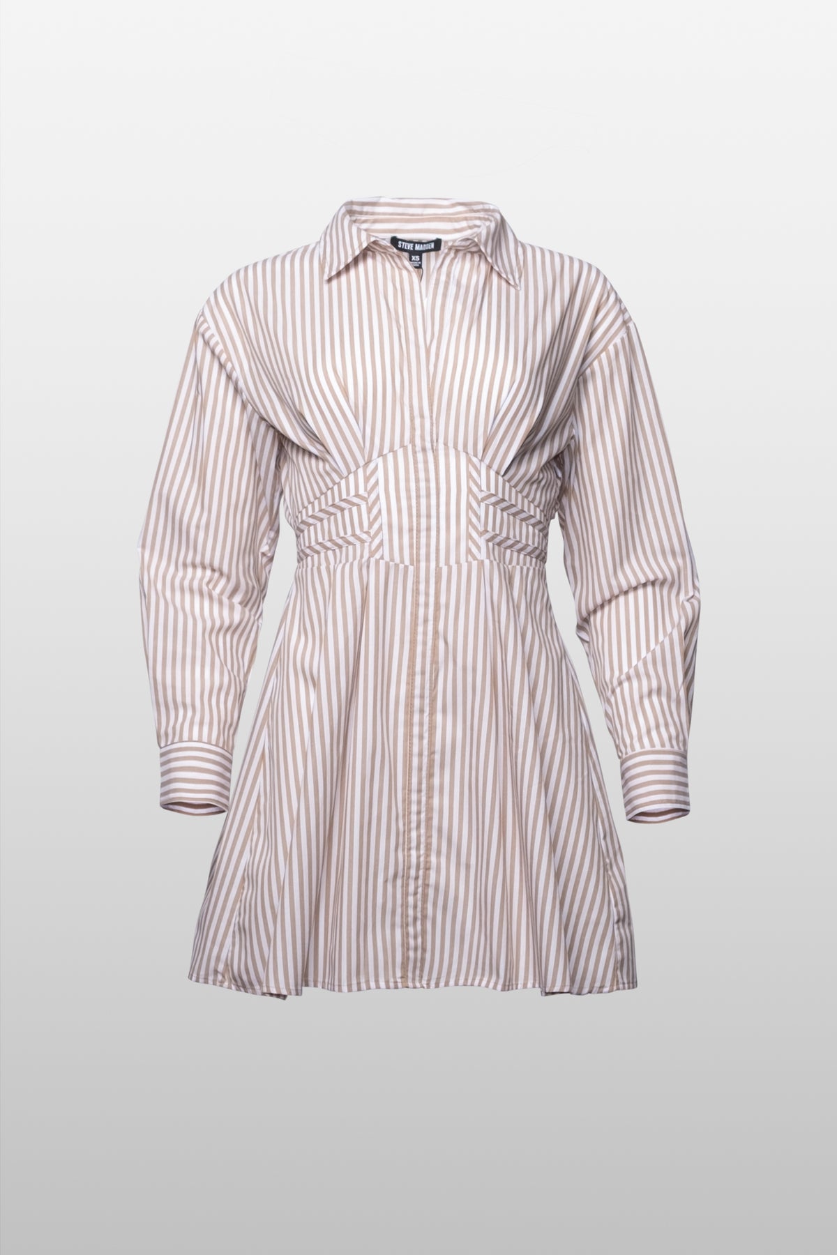 Steve Madden Aria Corset Shirt Dress