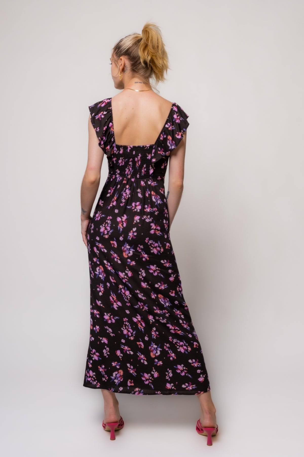 Saltwater Luxe Dume Floral Midi Dress