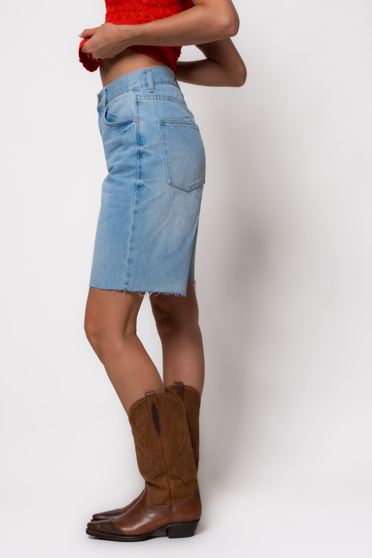 Highwaist Bermuda Cutoffs