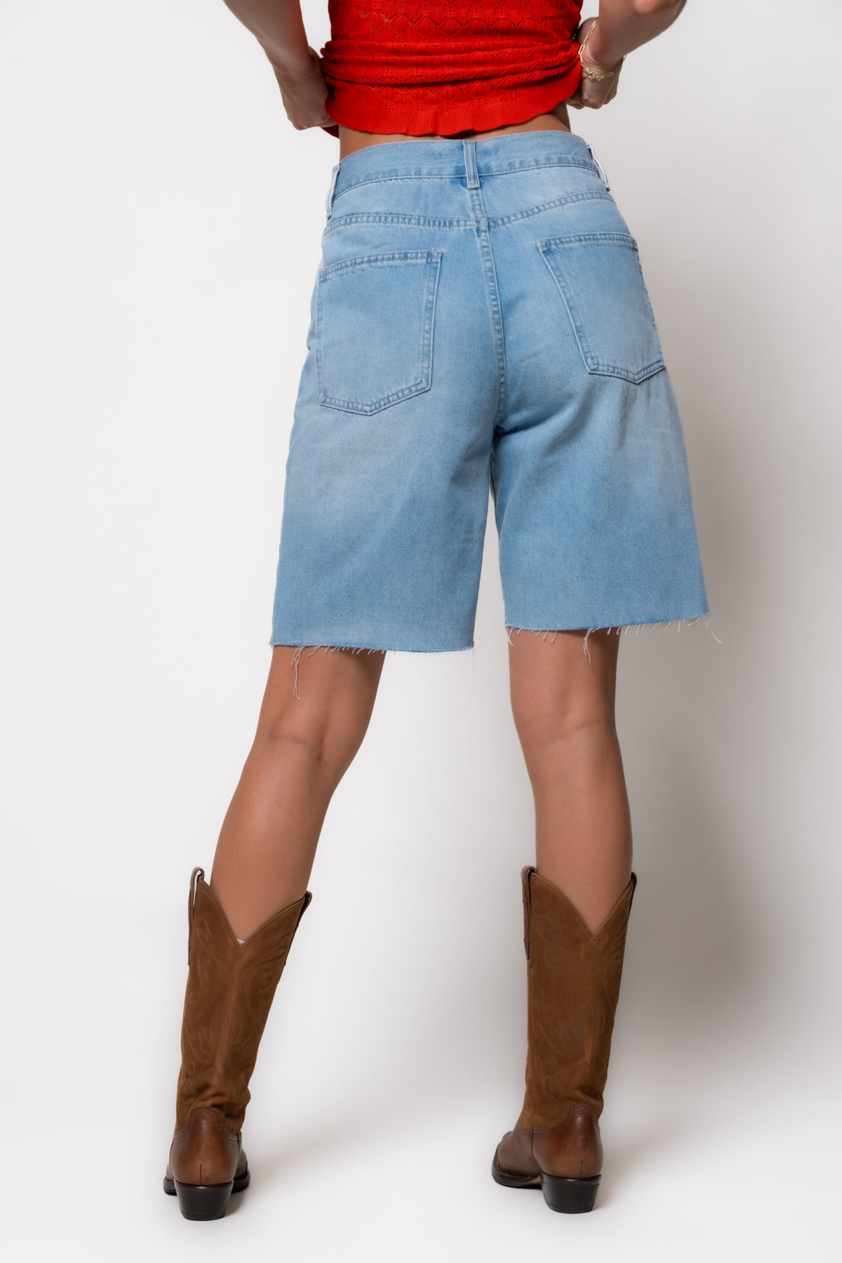 Highwaist Bermuda Cutoffs