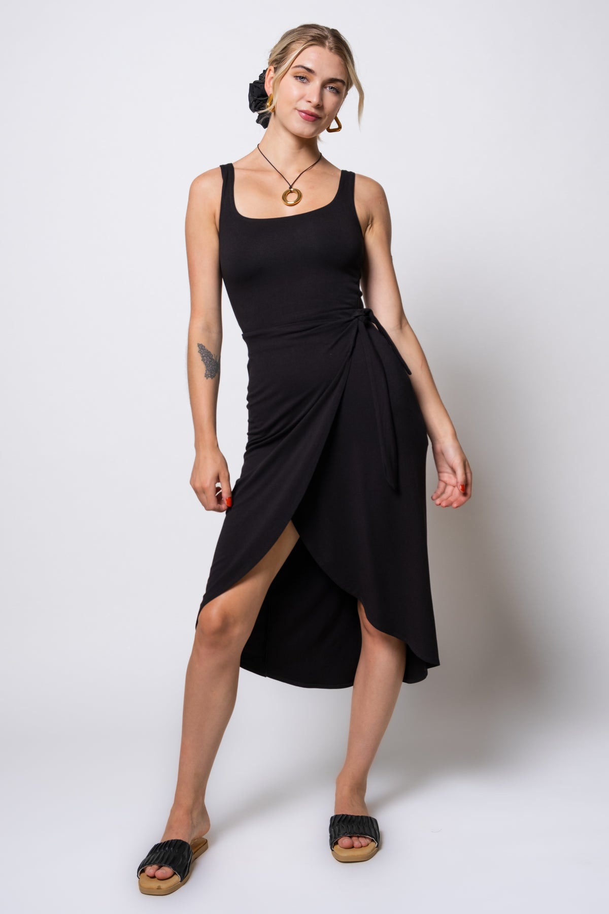 Steve Madden Rhea Waist Tie Dress