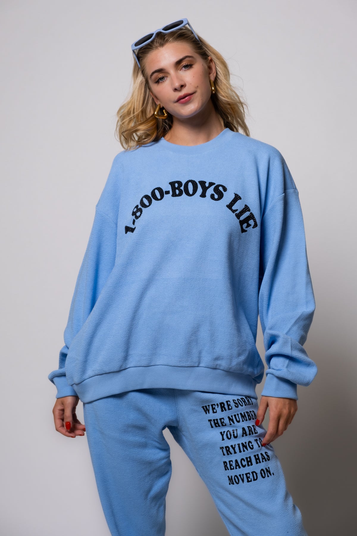 Boys Lie 1-800 Revamped Kara Crewneck