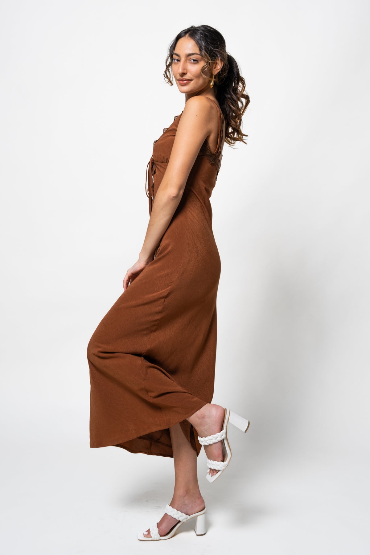 Francine Long Slip Dress