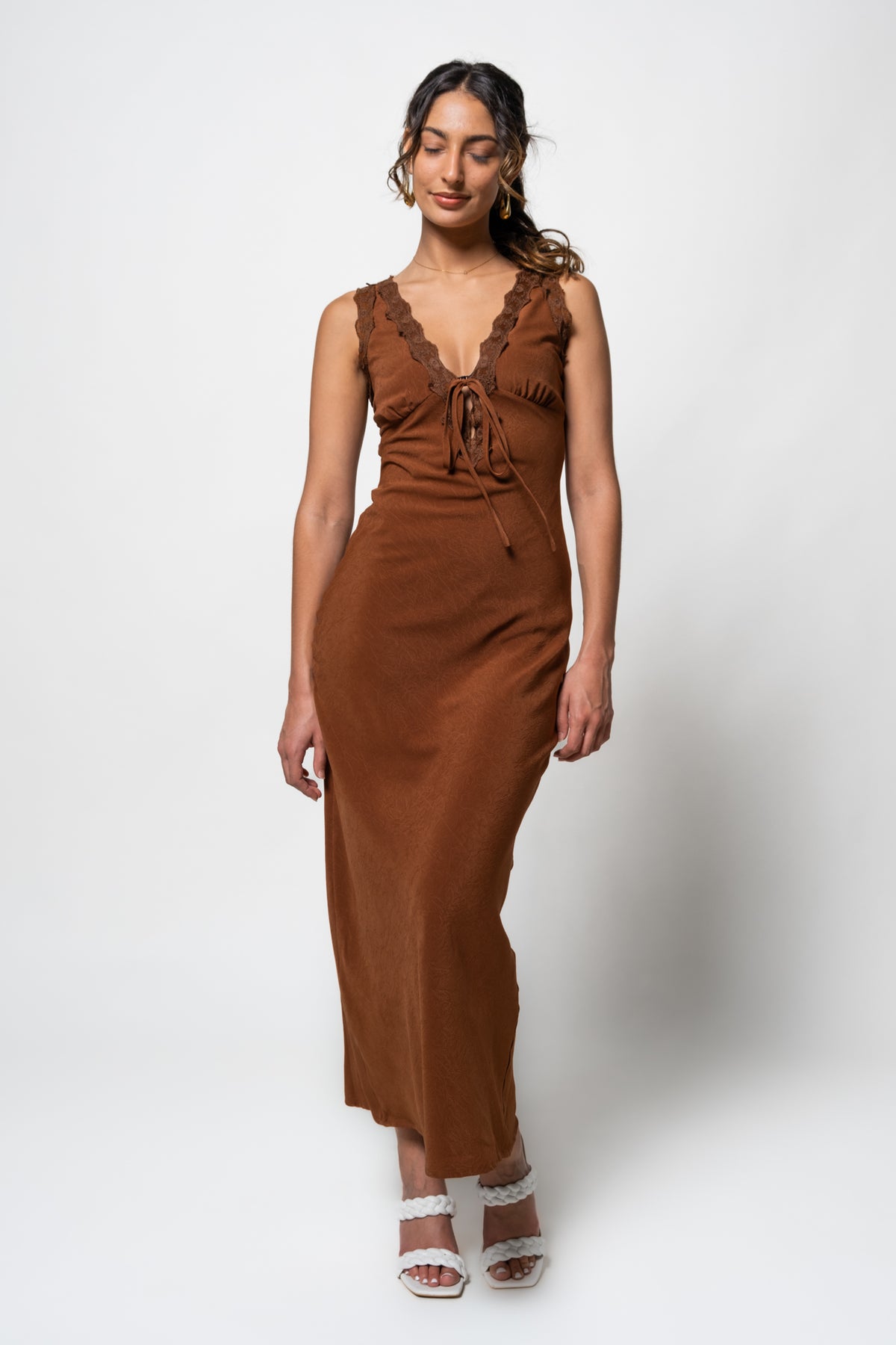 Francine Long Slip Dress