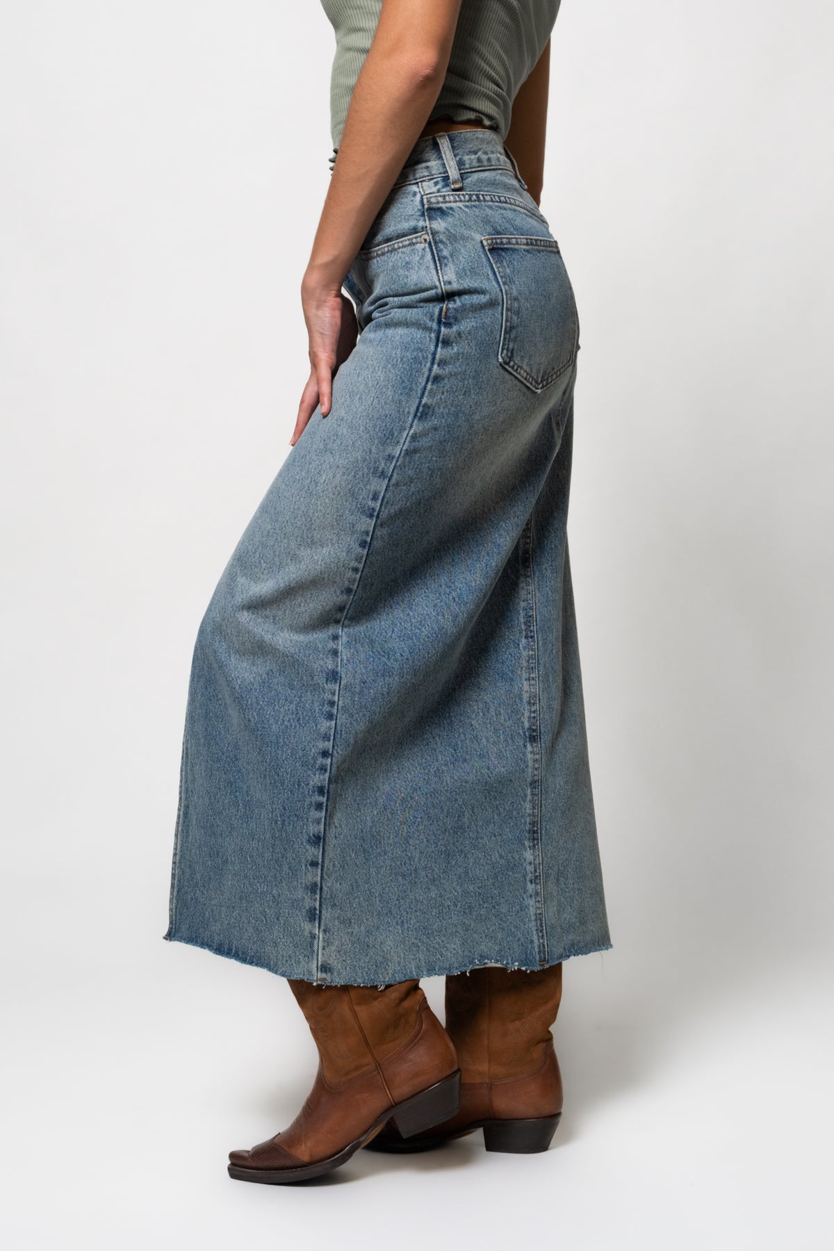 Steve Madden Avani Denim Skirt