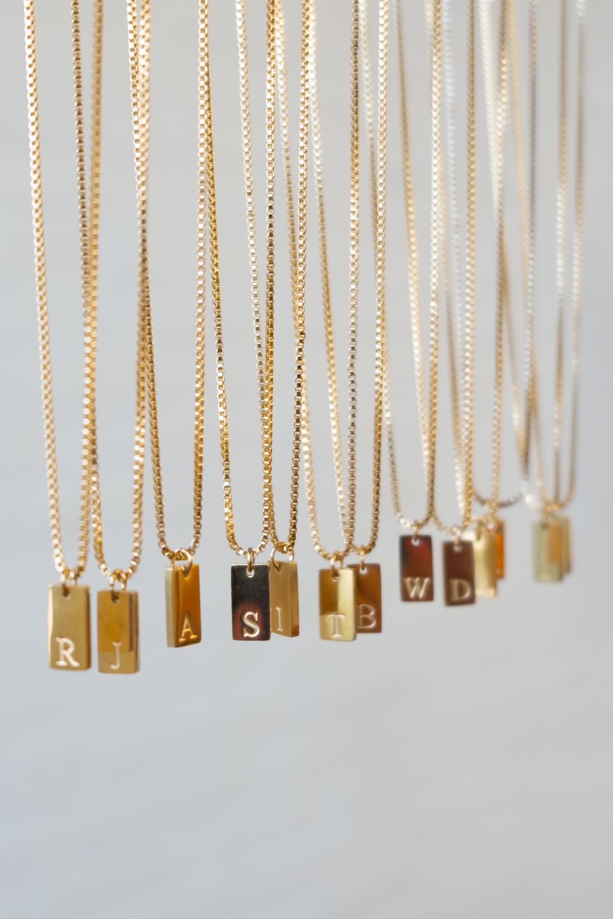 Everyday Initial Tag Necklace